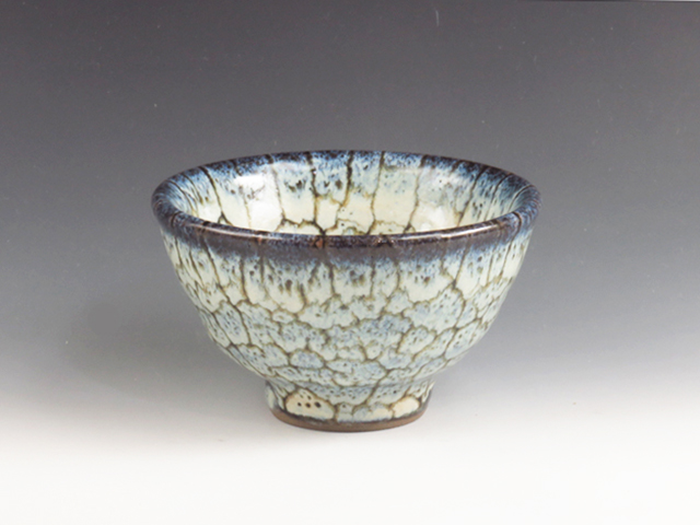 Satsuma-Yaki (Kagoshima) Jirouta-Gama Japanese sake cup (guinomi) 8SAT0076