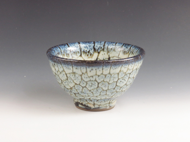 Satsuma-Yaki (Kagoshima) Jirouta-Gama Japanese sake cup (guinomi) 8SAT0076