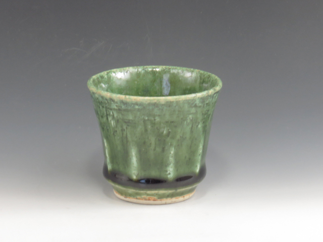 Mino-Yaki (Gifu) Fudo-Gama Pottery Sake cup 4MIN0101