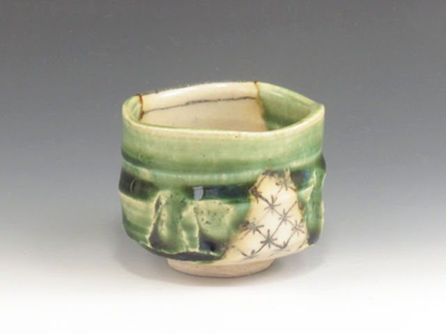 Mino-Yaki (Gifu) Kokei-Gama Pottery Sake cup  4MIN0103