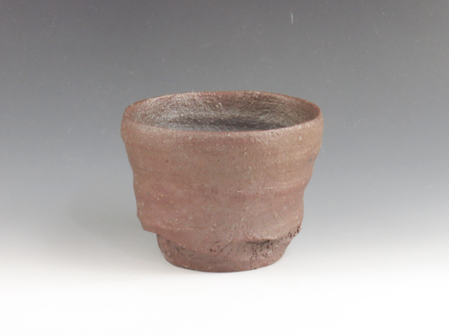 Tanba-Yaki (Hyogo) Chindai-Gama Pottery Sake cup  5TAN0171