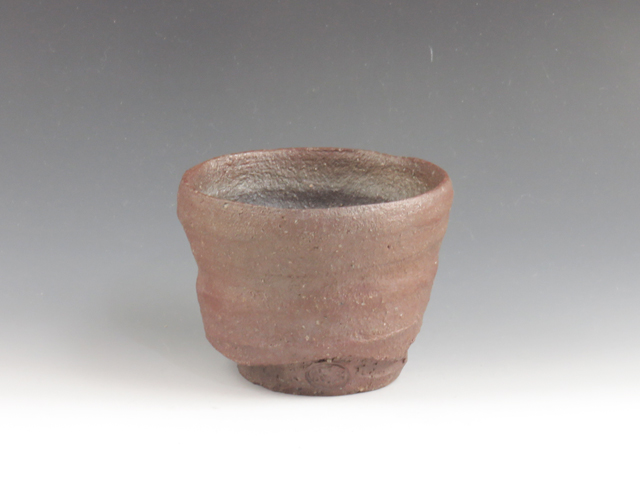 Tanba-Yaki (Hyogo) Chindai-Gama Pottery Sake cup  5TAN0171