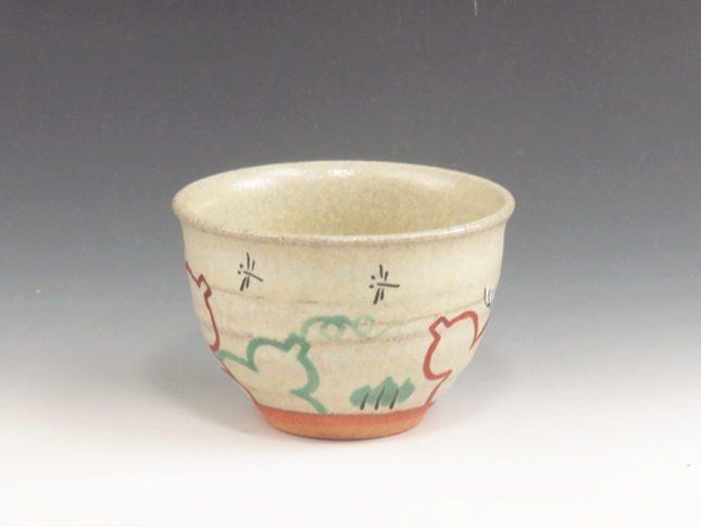 Akahada-Yaki (Nara) Masanndo-Gama Pottery Sake cup 5AKA0045