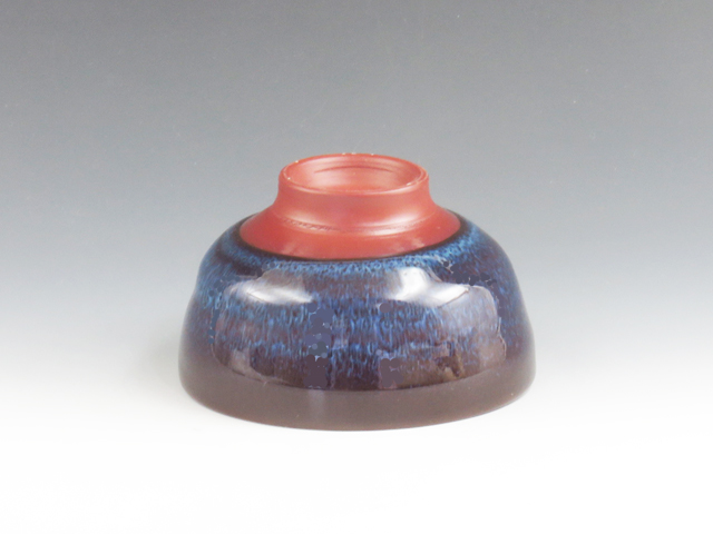 Mumyoi-Yaki (Niigata) Gyokudo-Gama Pottery Sake cup 3MUM0068