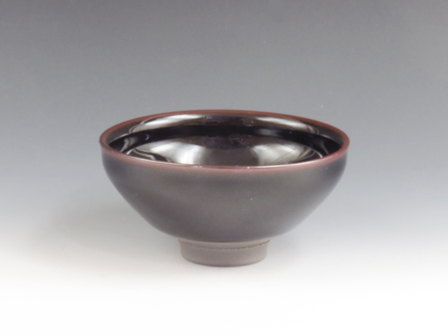 Mumyoi-Yaki (Niigata) Gyokudo-Gama Pottery Sake cup  3MUM0070