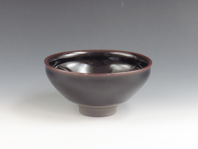 Mumyoi-Yaki (Niigata) Gyokudo-Gama Pottery Sake cup  3MUM0070