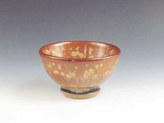 Koisago-Yaki (Tochigi) Fujita-Seitojyo Pottery Sake cup 2KOI0022