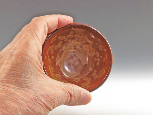 Koisago-Yaki (Tochigi) Fujita-Seitojyo Pottery Sake cup 2KOI0022