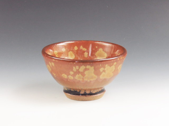 Koisago-Yaki (Tochigi) Fujita-Seitojyo Pottery Sake cup 2KOI0022