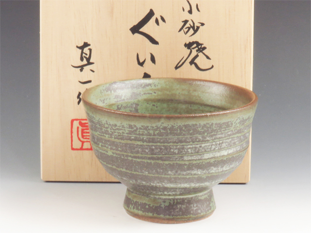 Koisago-Yaki (Tochigi) Fujita-Seitojyo Pottery Sake cup 2KOI0024