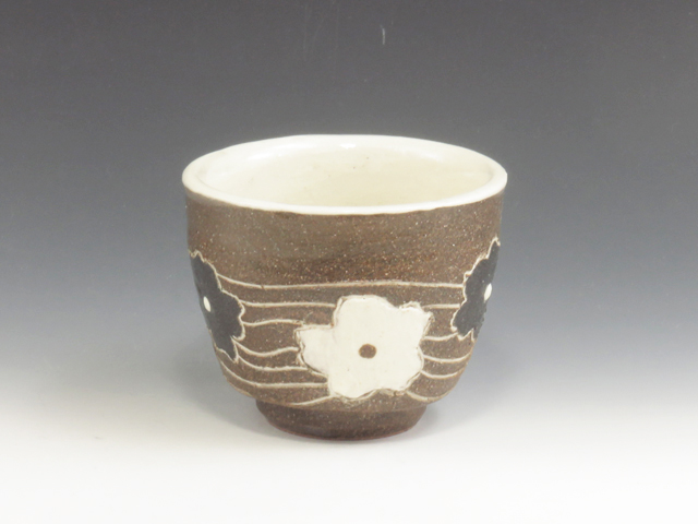 Mashiko-Yaki (Tochigi) Taku Suzuki Pottery Sake cup 2MAS0103