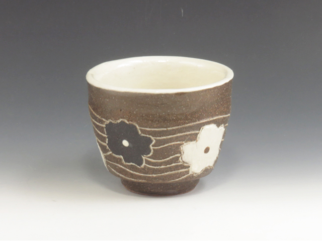 Mashiko-Yaki (Tochigi) Taku Suzuki Pottery Sake cup 2MAS0103