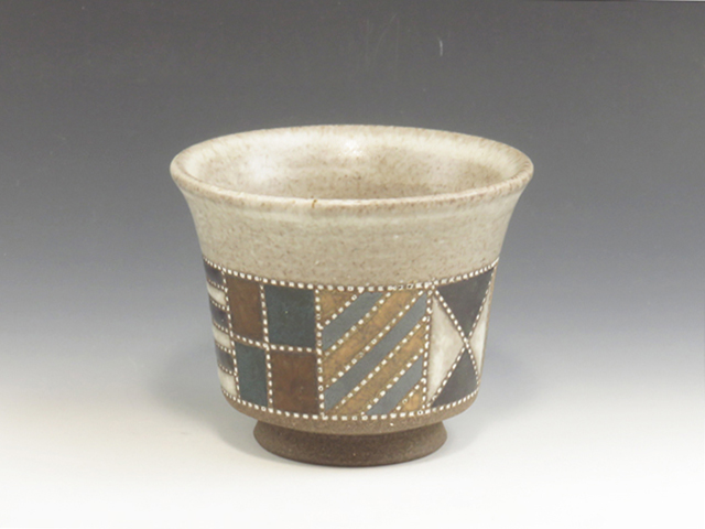 Mashiko-Yaki (Tochigi) Fumiya Mukoyama Pottery Sake cup  2MAS0102