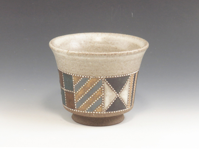 Mashiko-Yaki (Tochigi) Fumiya Mukoyama Pottery Sake cup  2MAS0102