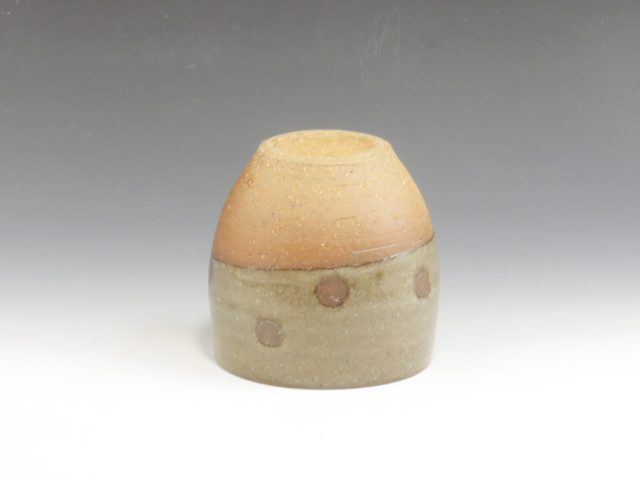 Tsugarukanayama -Yaki (Aomori) Tsugarukanayama-Yaki Pottery Sake cup 1KAN0038