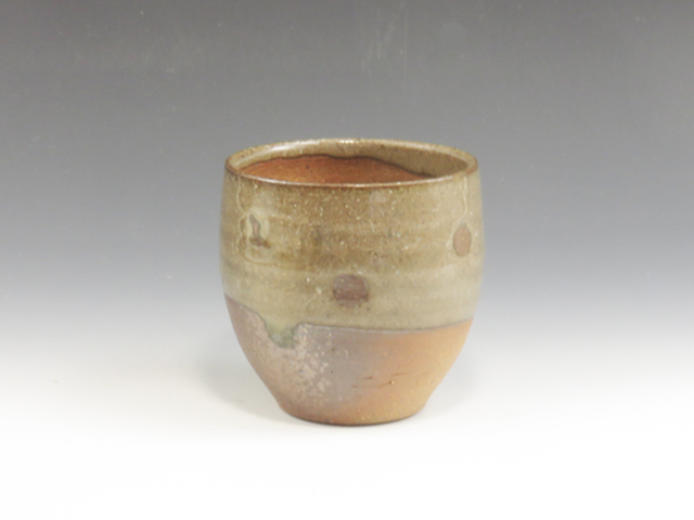 Tsugarukanayama -Yaki (Aomori) Tsugarukanayama-Yaki Pottery Sake cup 1KAN0038