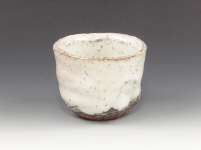 Hagi-Yaki (Yamaguchi) Furuhata-Gama Pottery Sake cup 6HAG0122