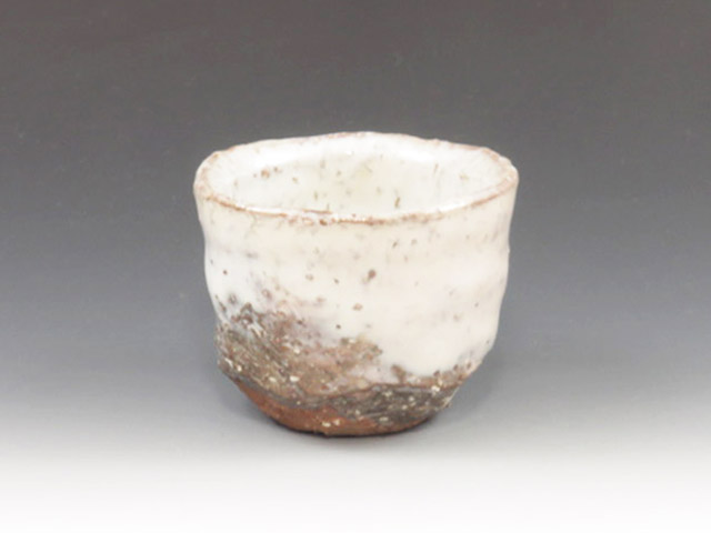 Hagi-Yaki (Yamaguchi) Furuhata-Gama Pottery Sake cup 6HAG0122