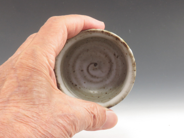 Kasama-Yaki (Ibaraki) Masamitsu Yamazaki Pottery Sake cup 2KAS0092