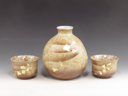 photo Kutani-Yaki (Ishikawa) Suiko-Gama Pottery Sake-ware set 3KUT0066