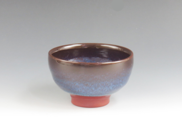 Mumyoi-Yaki (Niigata) Gyokudo-Gama Pottery Sake cup  3MUM0069