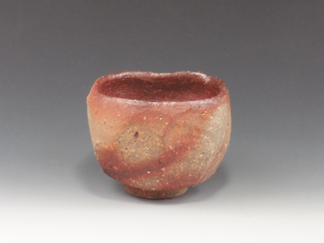 Bizen-Yaki (Okayama) Nobuyoshi Shibaoka Pottery Sake cup 6BIZ0133