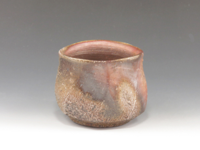 Bizen-Yaki (Okayama) Nobuyoshi Shibaoka Pottery Sake cup 6BIZ0134