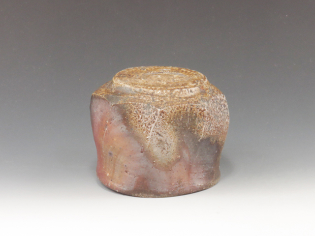 Bizen-Yaki (Okayama) Nobuyoshi Shibaoka Pottery Sake cup 6BIZ0134