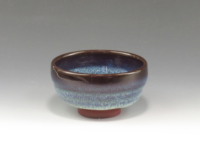 Mumyoi-Yaki (Niigata) Gyokudo-Gama Pottery Sake cup 3MUM0073