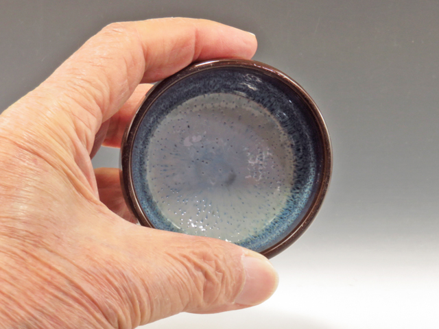 Mumyoi-Yaki (Niigata) Gyokudo-Gama Pottery Sake cup 3MUM0073