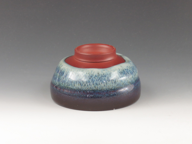 Mumyoi-Yaki (Niigata) Gyokudo-Gama Pottery Sake cup 3MUM0073