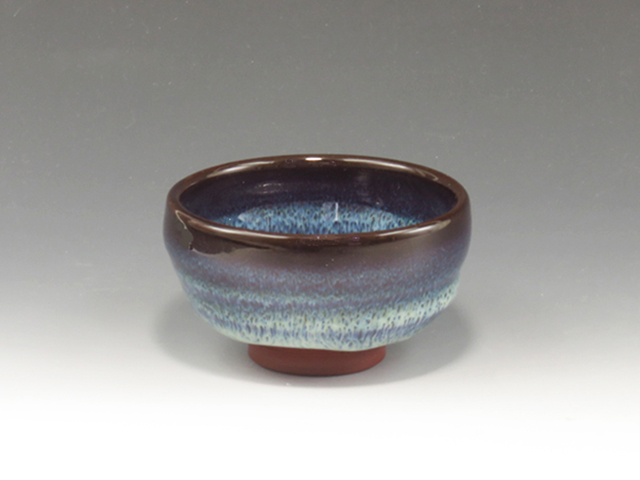 Mumyoi-Yaki (Niigata) Gyokudo-Gama Pottery Sake cup 3MUM0073