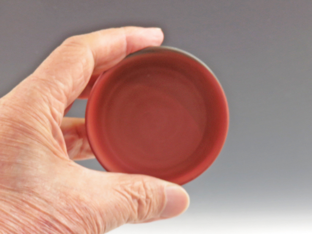 Mumyoi-Yaki (Niigata) Gyokudo-Gama Pottery Sake cup 3MUM0067