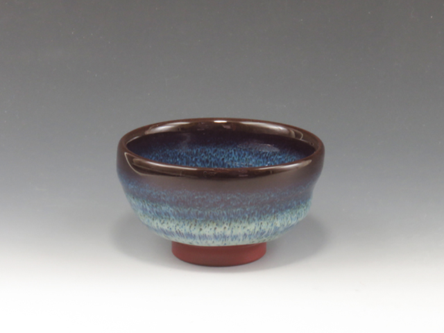 Mumyoi-Yaki (Niigata) Gyokudo-Gama Pottery Sake cup 3MUM0074