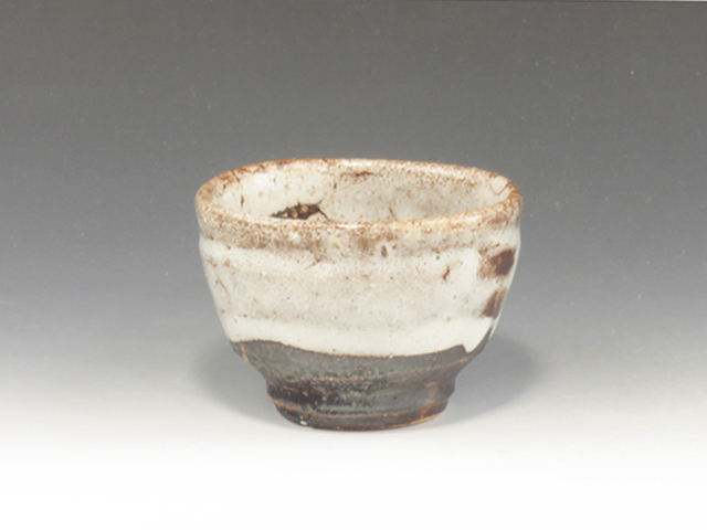 Shigaraki-Yaki (Shiga) Ogawa Kenzo Tobo Pottery Sake cup 5SHI0078