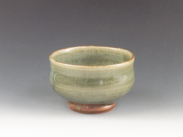 Yunotsu-Yaki (Shimane) Tsubaki-Gama Pottery Sake cup 6YUN0004