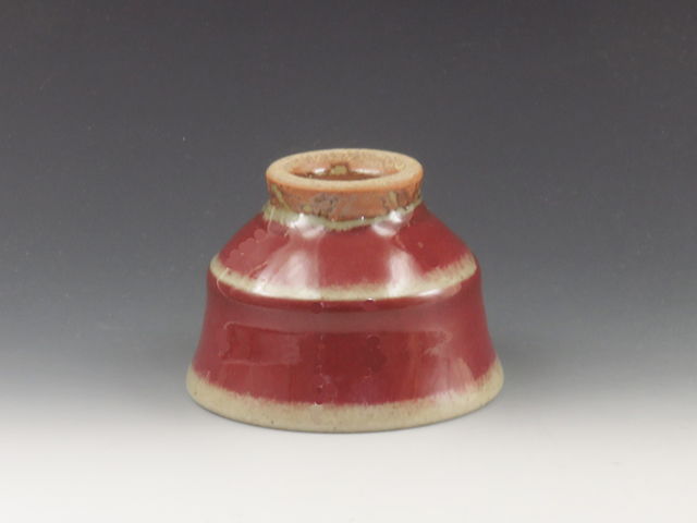 Yunotsu-Yaki (Shimane) Tsubaki-Gama Pottery Sake cup 6YUN0005