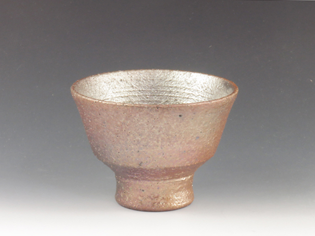 Yunotsu-Yaki (Shimane) Tsubaki-Gama Pottery Sake cup 6YUN0007