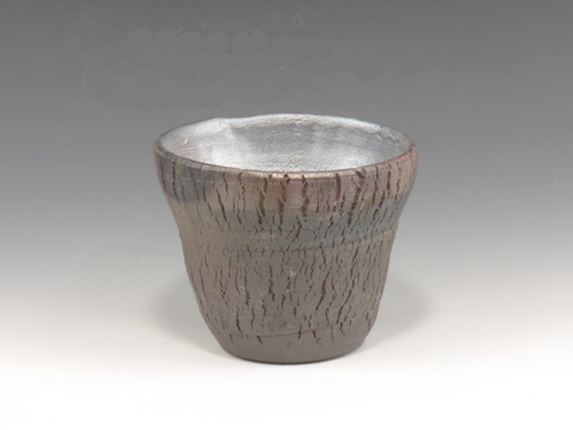Bizen-Yaki (Okayama) Saizobo-Gama Pottery Sake cup 6BIZ0131