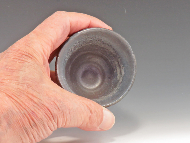 Bizen-Yaki (Okayama) Saizobo-Gama Pottery Sake cup 6BIZ0131