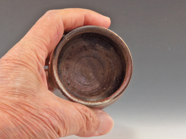 Bizen-Yaki (Okayama) Nobuyoshi Shibaoka Pottery Sake cup 6BIZ0135