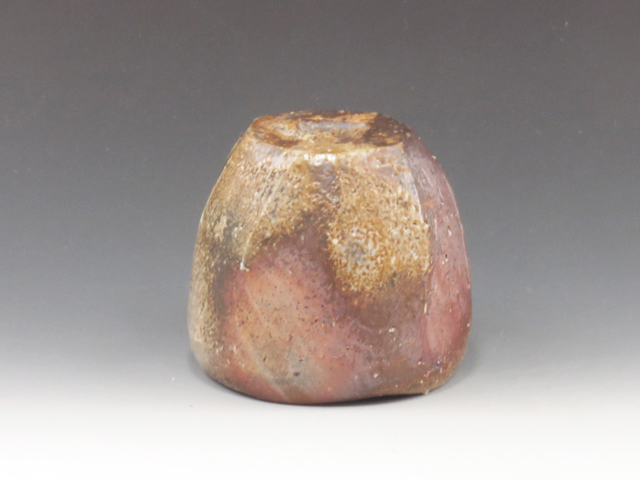 Bizen-Yaki (Okayama) Nobuyoshi Shibaoka Pottery Sake cup  6BIZ0136