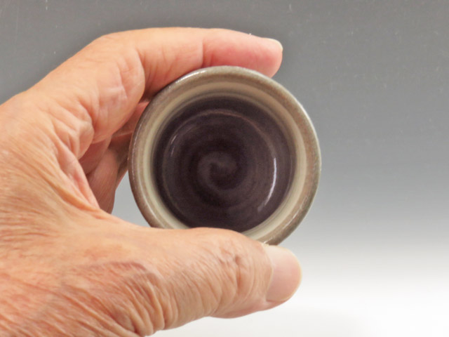Kasama-Yaki (Ibaraki) Otsu Koyo Gama Pottery Sake cup