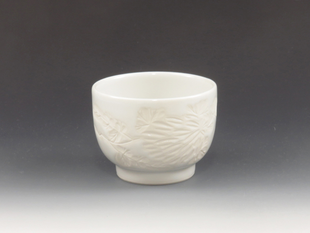 Izushi-Yaki (Hyogo) Koyo-Toen Porcelain Sake cup