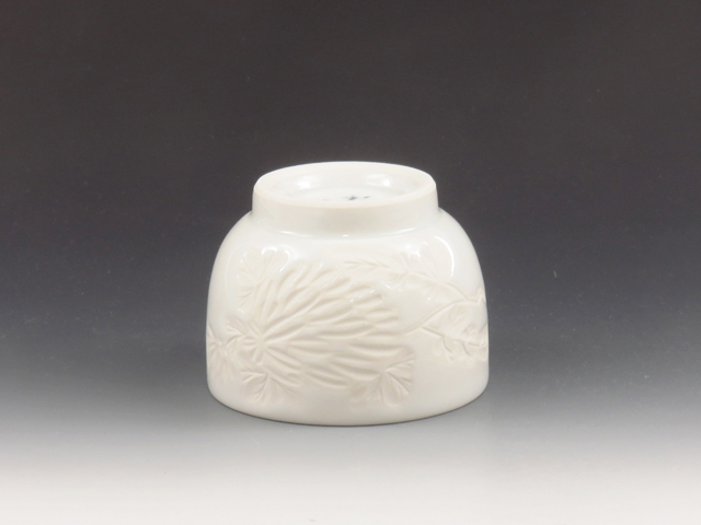 Izushi-Yaki (Hyogo) Koyo-Toen Porcelain Sake cup