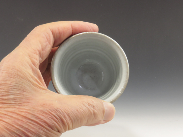 Kasama-Yaki (Ibaraki) Ueyama-Gama Pottery Sake cup