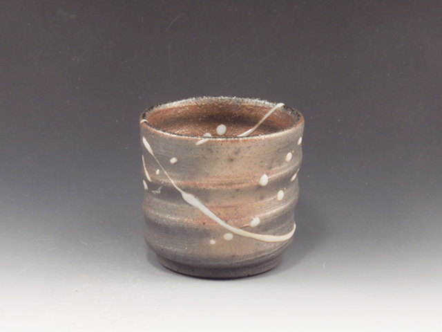 Kasama-Yaki (Ibaraki) Yushi-Gama Pottery Sake cup 