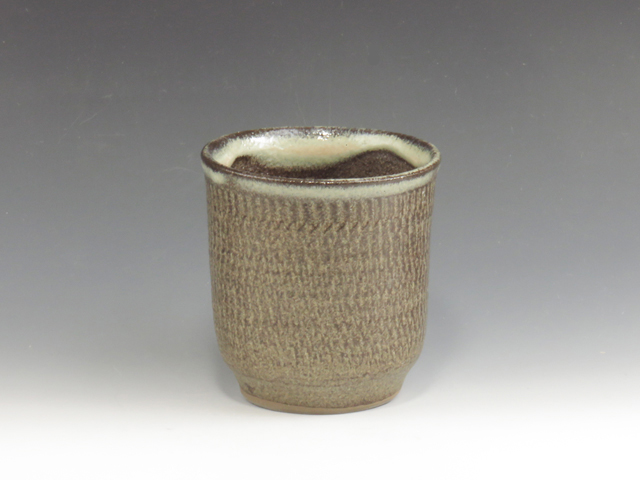 Onta-Yaki (Oita) Kobukuro-Gama Pottery Sake cup