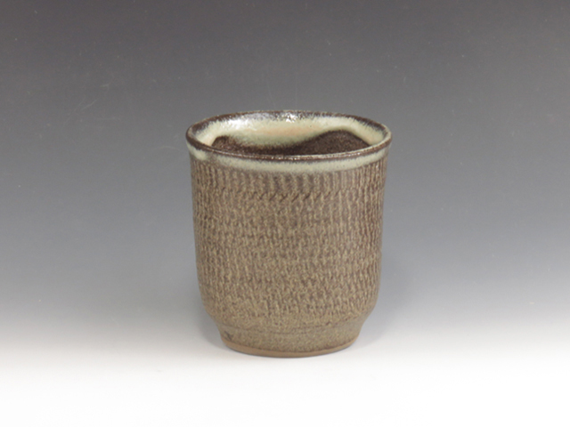 Onta-Yaki (Oita) Kobukuro-Gama Pottery Sake cup