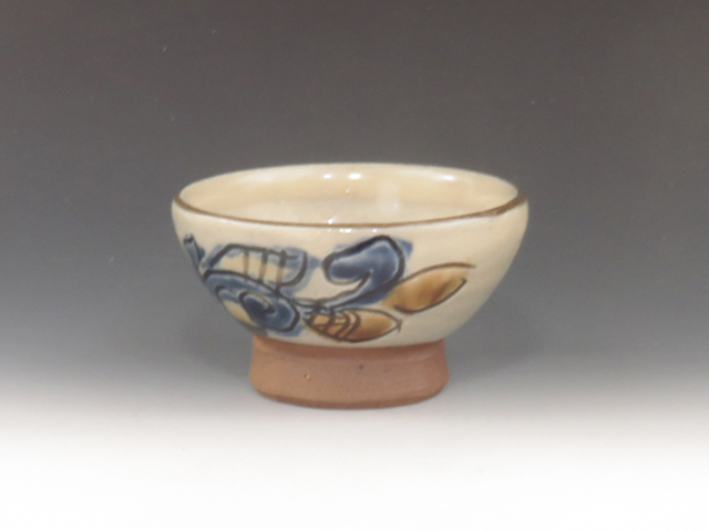 Tuboya-Yaki (Okayama) Shigeo-Gama Pottery Sake cup